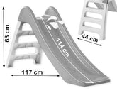 Tobogan  pentru copii Dohany 114 cm, Rosu DO428